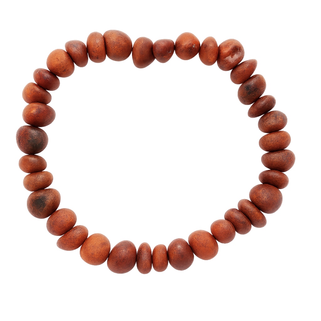 Pánsky jantárový náramok Efektný barok surový medový