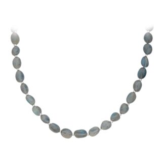 Korálkový náhrdelník s labradoritom