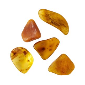 Jantárové nugety midi 5 ks