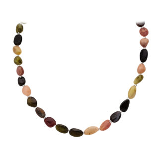 Korálkový náhrdelník s turmalínom