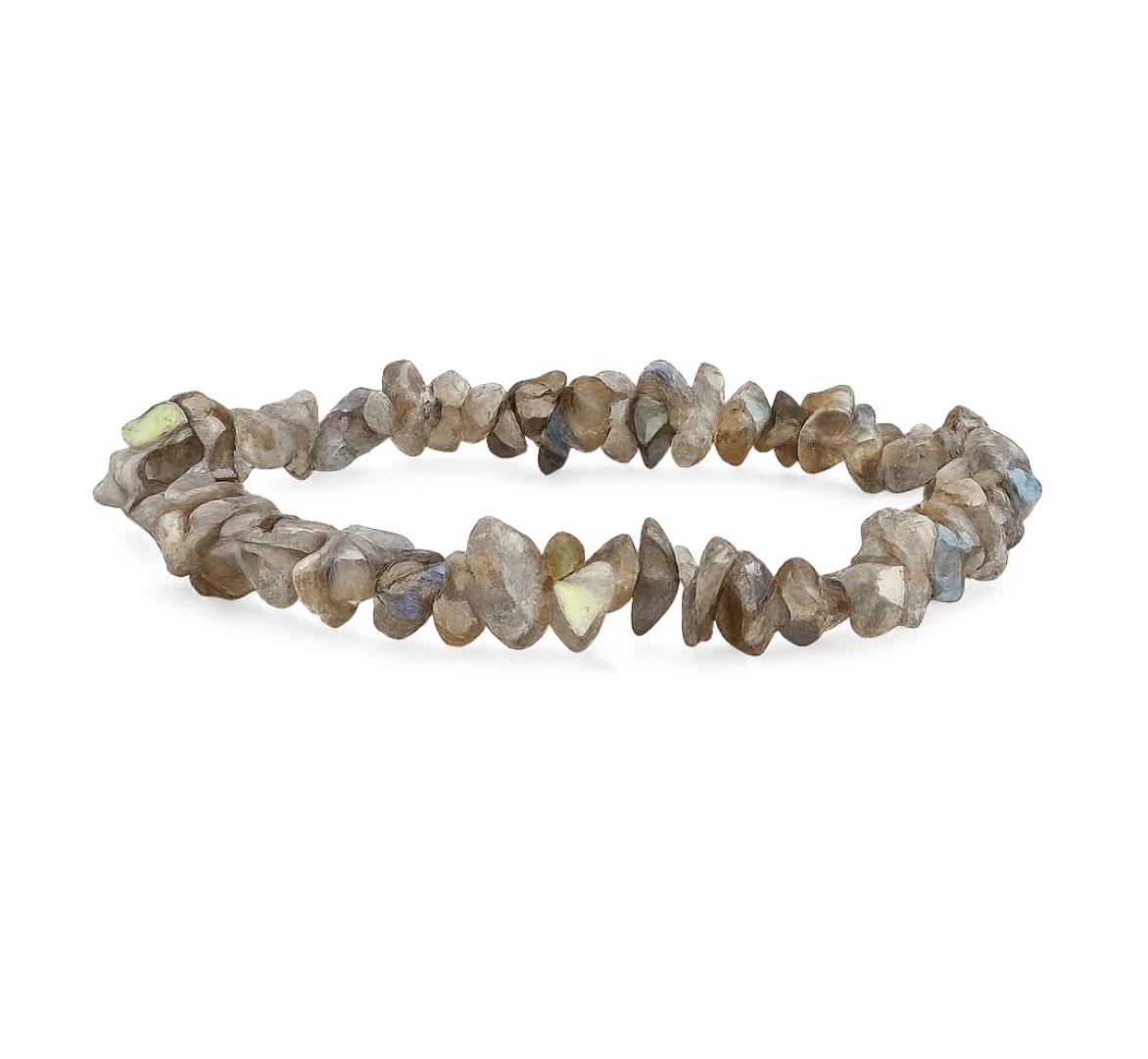 Zlomkový elastický náramok Labradorit Mini