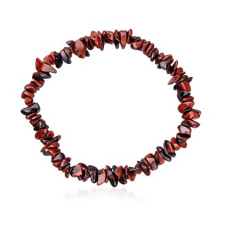 Zlomkový elastický náramok Obsidián mahagónový Mini