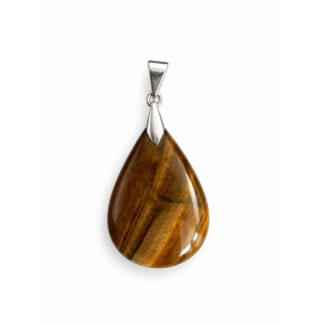 Prívesok tigrie oko Kabošon kvapka